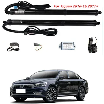 Для Volkswagen Tiguan 2010 + аксессуары Интеллектуальная Электрическая задняя дверь, Модифицированная Опорная штанга багажника, переключатель подъема хвоста, задняя дверь
